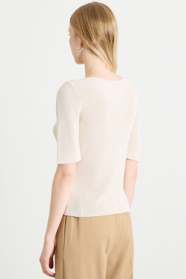 Rib knitted sweater Intrend - 2