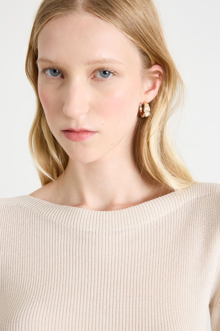 Rib knitted sweater Intrend - 4