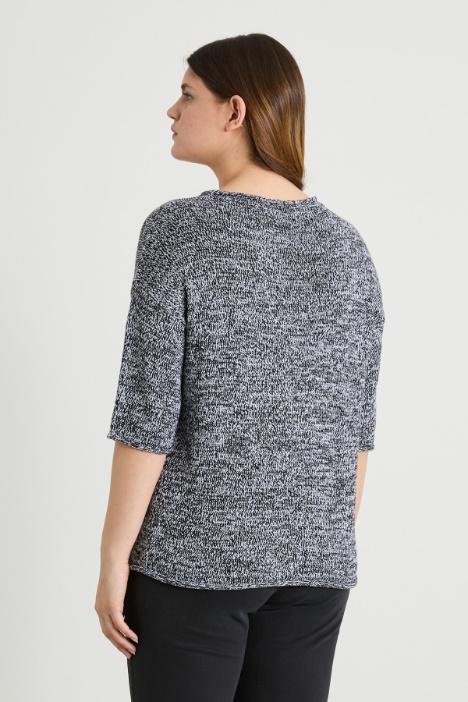 Suéter con mangas al codo