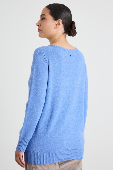 Maglia in viscosa e lana