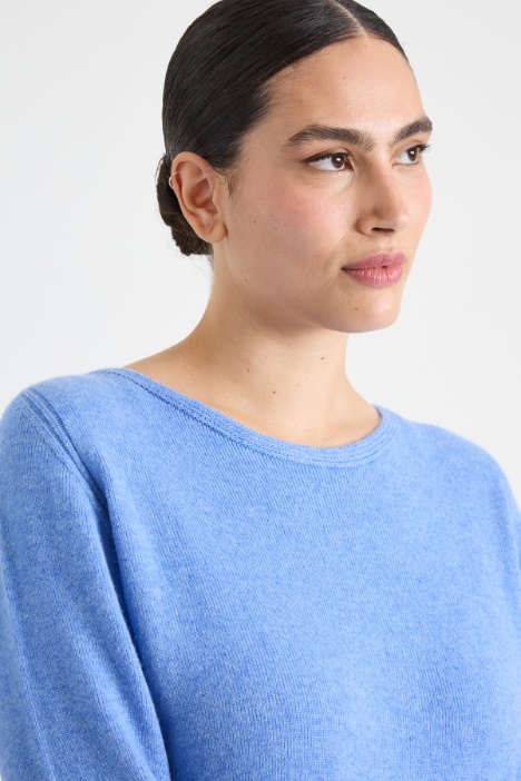 Maglia in viscosa e lana