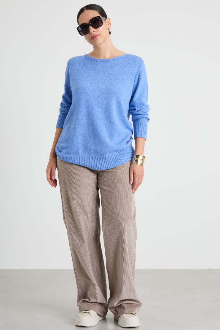 Viscose and wool sweater Intrend - 3