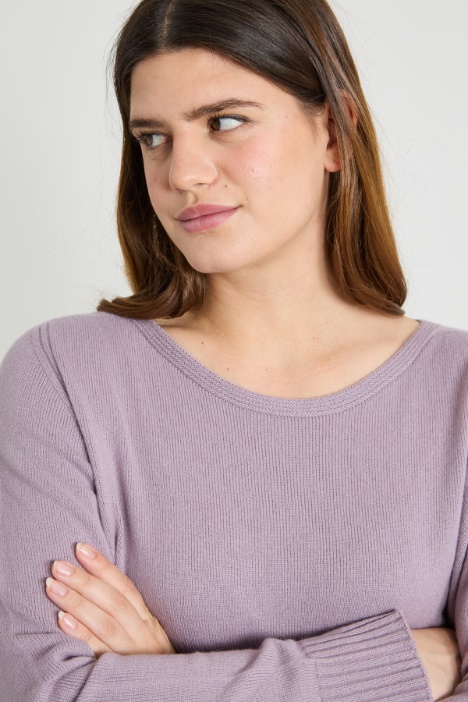 Suéter de viscosa y lana