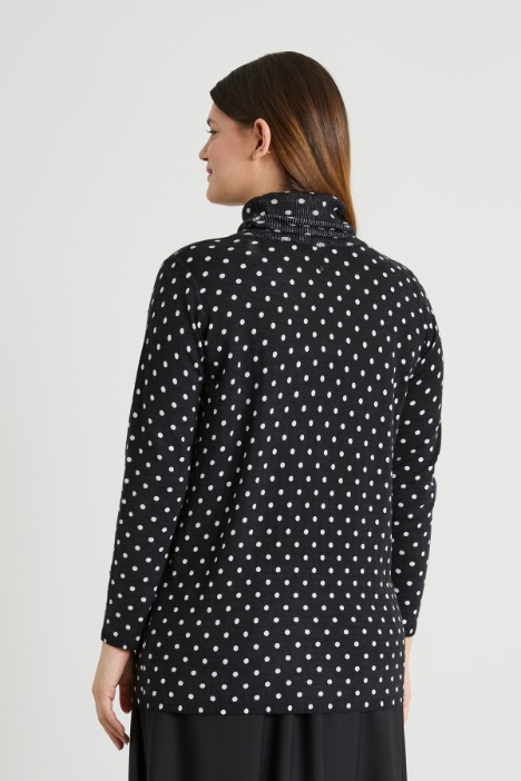 Maglia in lana stampata