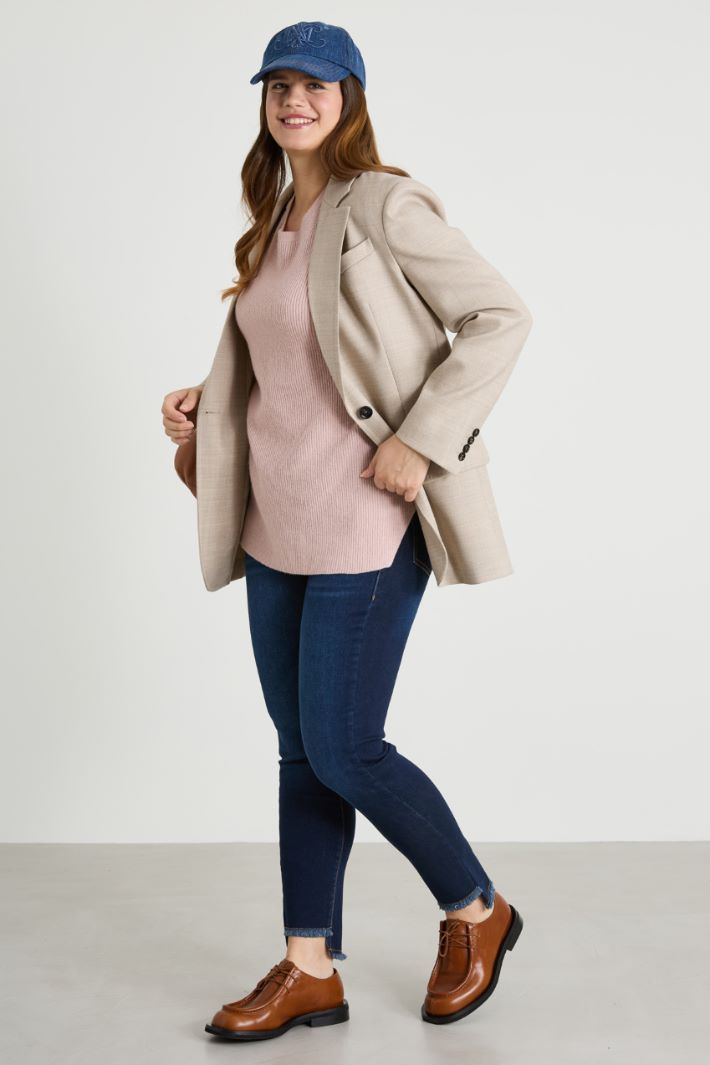 Maglia in lana e cashmere