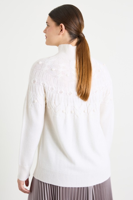 Jersey de mezcla de lana