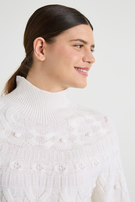 Jersey de mezcla de lana