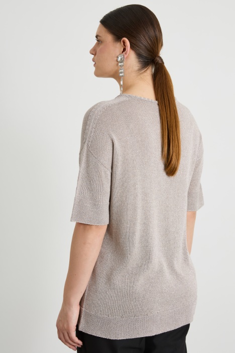 Jersey de viscosa y lúrex