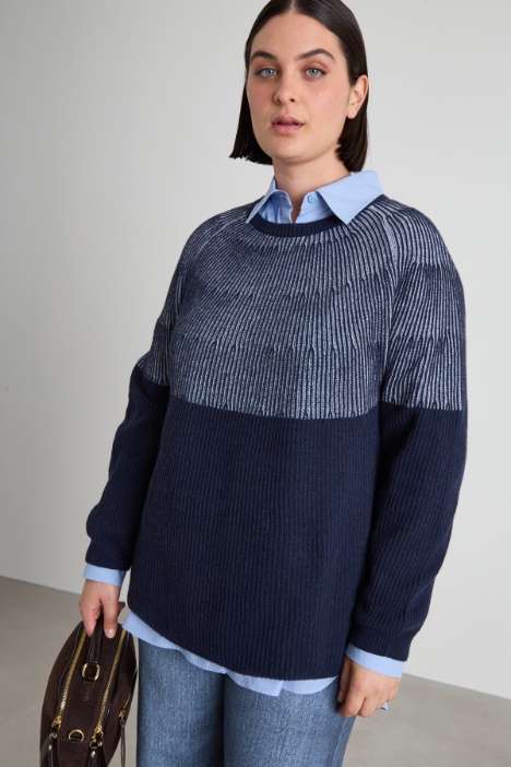 Rib-knit sweater Intrend