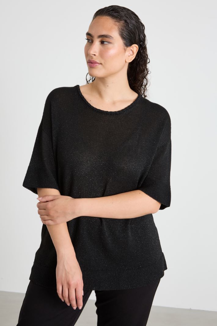 Lurex viscose sweater Intrend