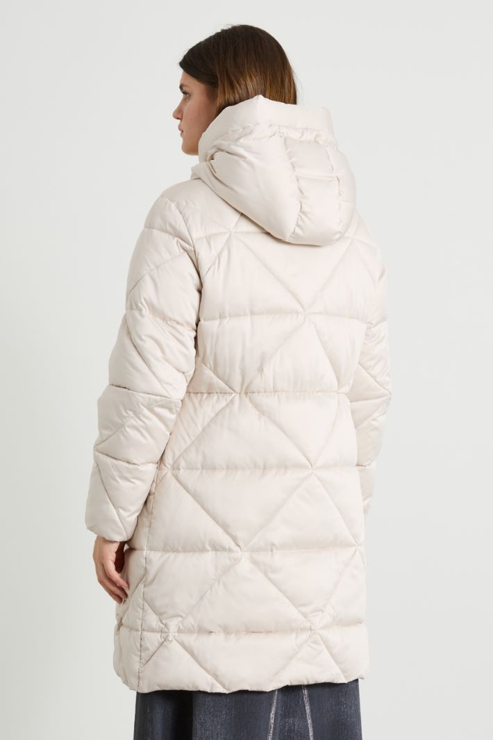 Padded jacket in water-repellent satin Intrend - 3