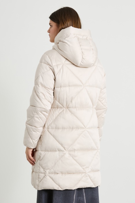 Padded jacket in water-repellent satin Intrend - 2
