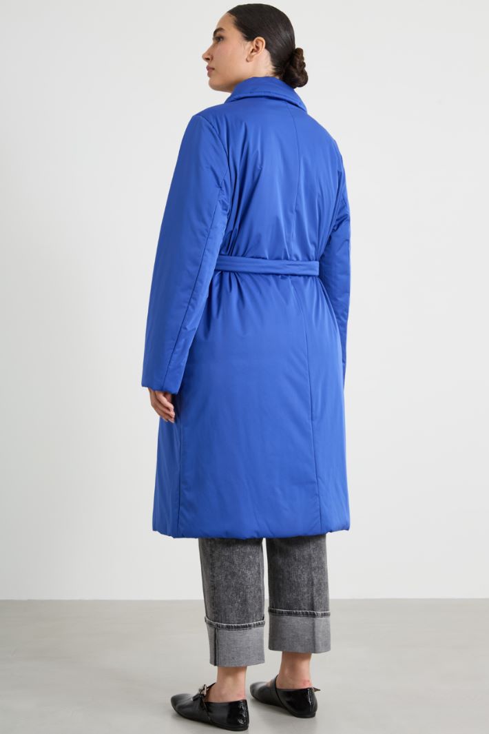 Water-repellent satin padded coat Intrend - 3