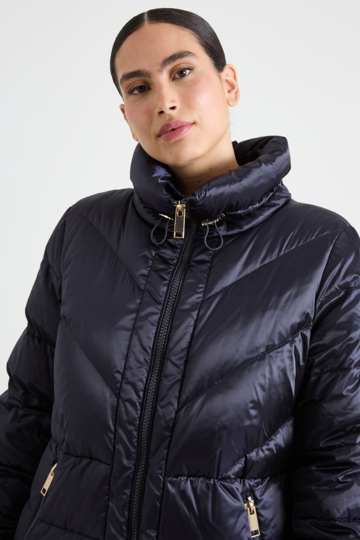 Water-repellent satin jacket Intrend - 4