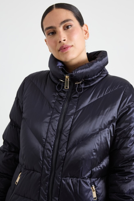 Piumino in raso antigoccia