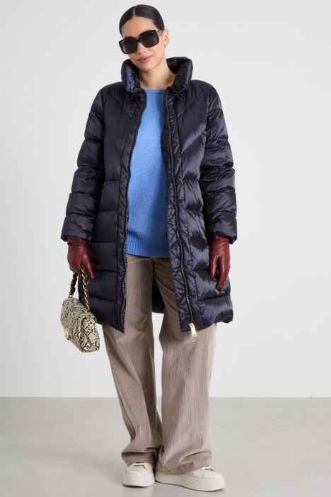 Water-repellent satin jacket Intrend