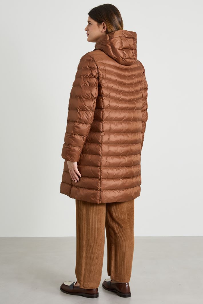 Long hooded padded coat Intrend - 3
