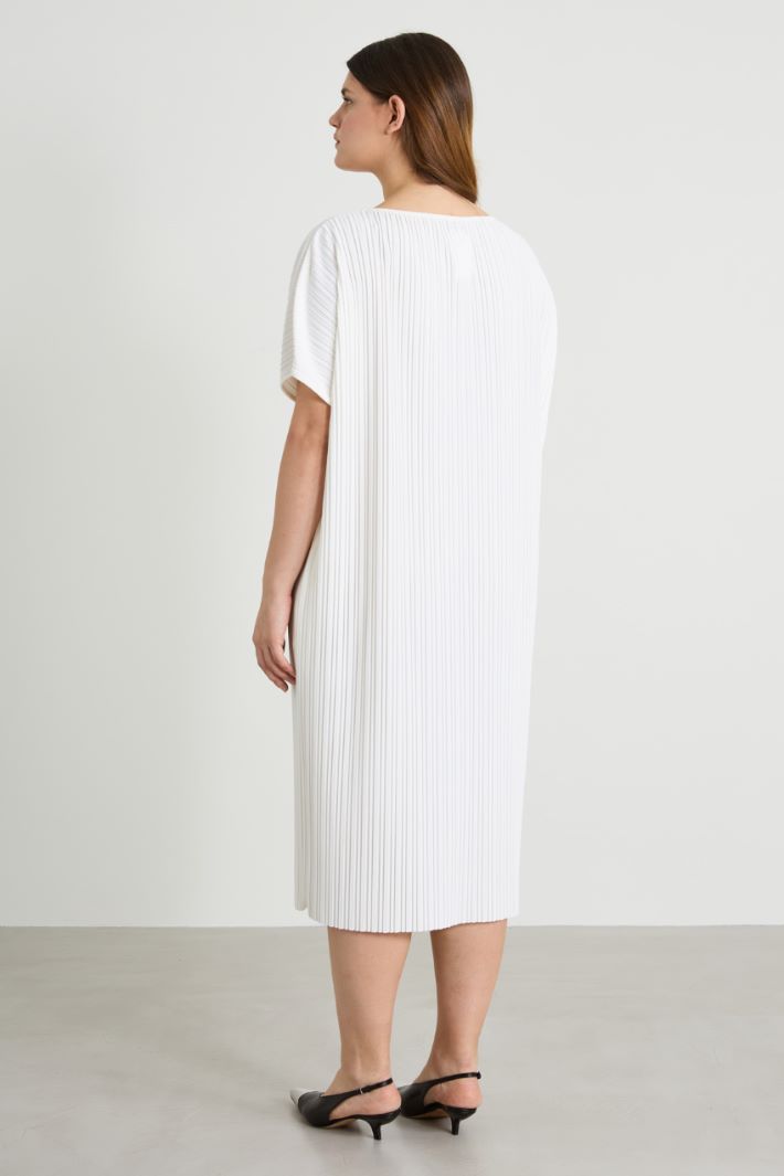 Pleated jersey dress Intrend - 3