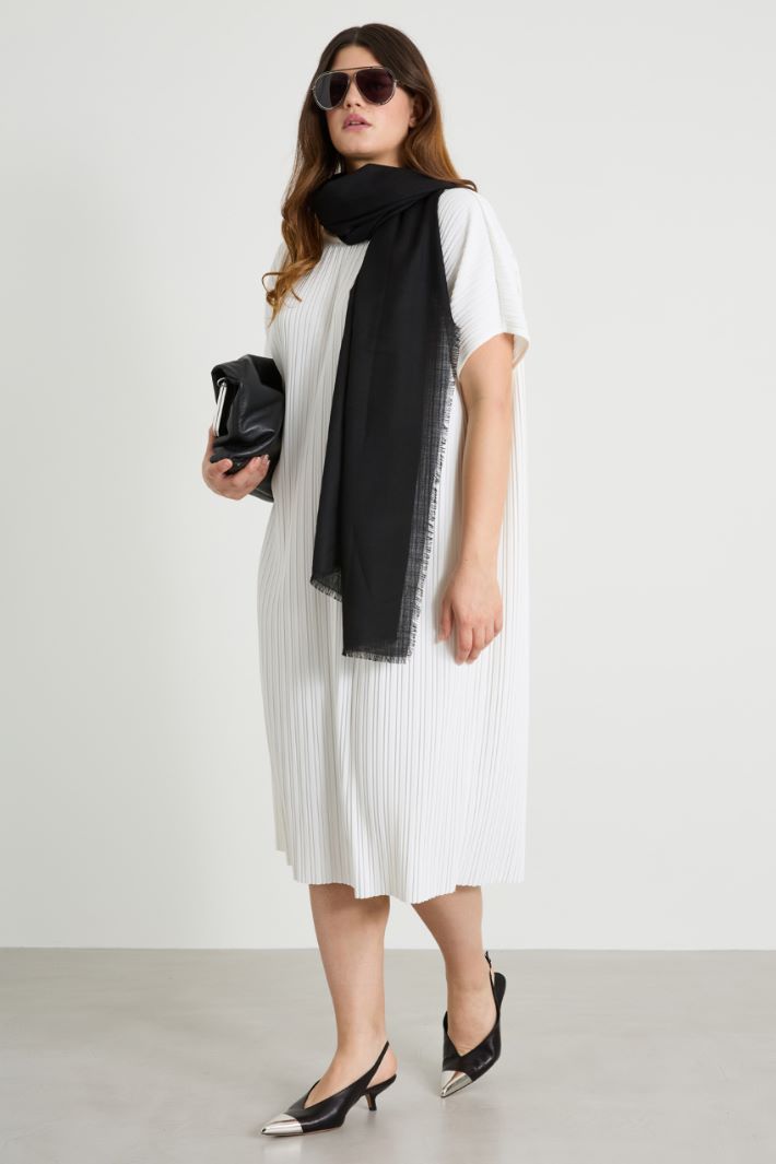 Pleated jersey dress Intrend