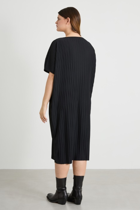 Abito in jersey plissé