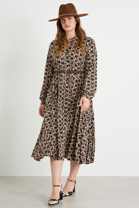 Printed jersey dress Intrend