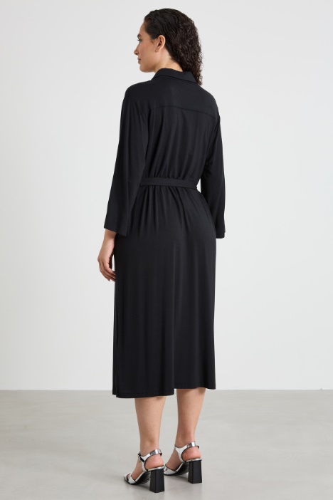 Abito chemisier in jersey