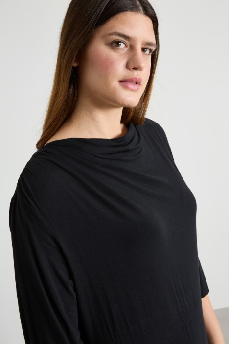 Abito longuette in jersey