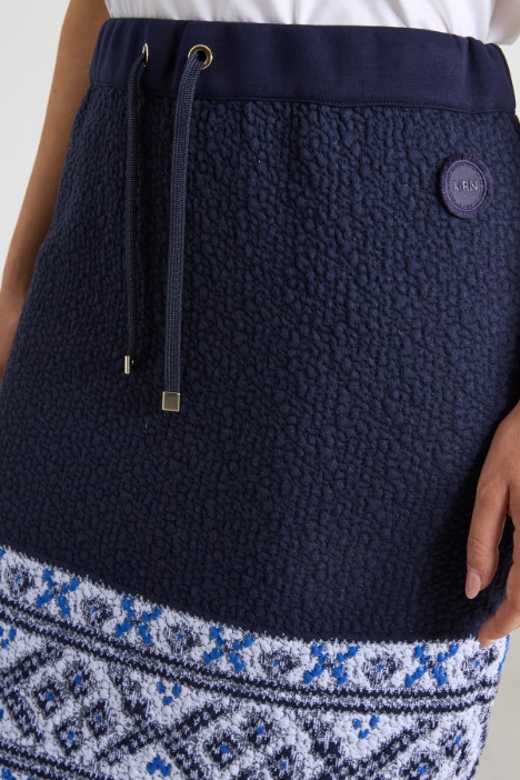 Gonna in jersey jacquard