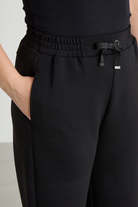 Pantaloni in jersey compatto