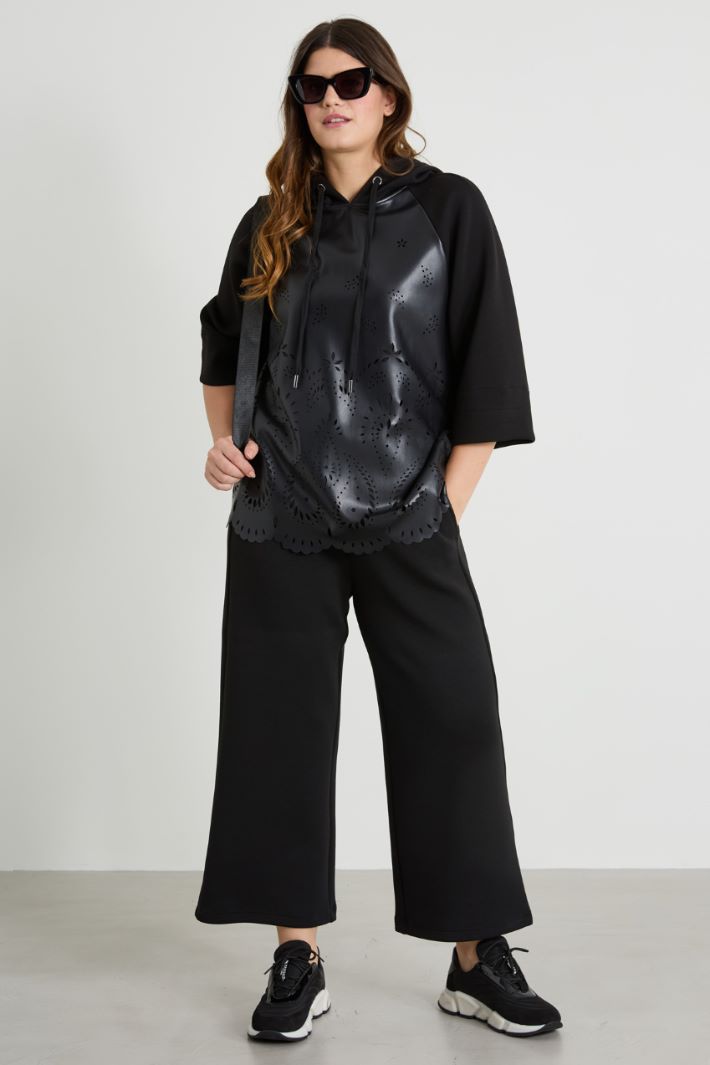 Pantaloni in jersey compatto Intrend