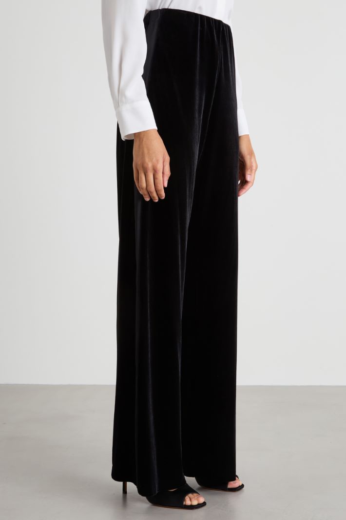Pantalones de punto de terciopelo Intrend - 2