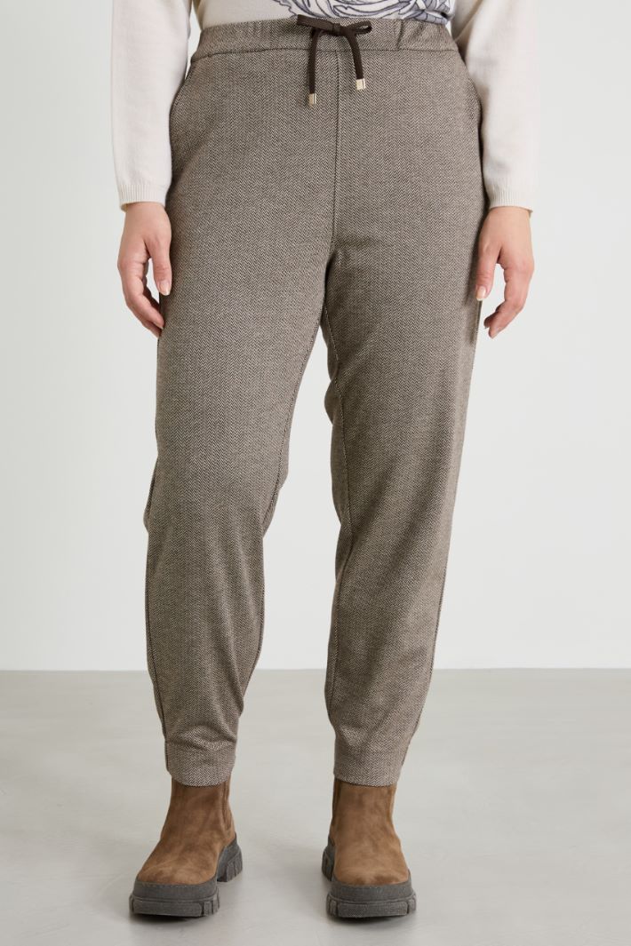 Pantaloni jacquard Intrend - 2