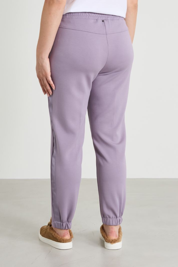 Pantaloni con bande in raso Intrend - 3
