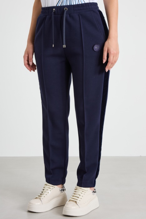 Pantaloni in jersey compatto