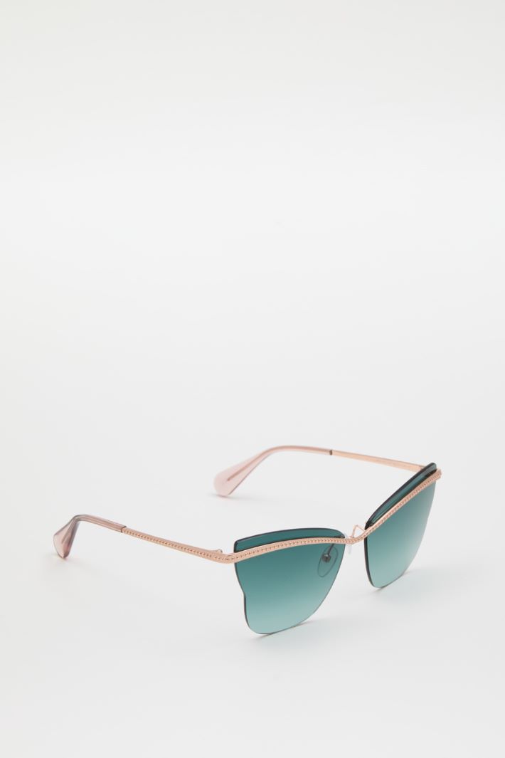 Butterfly glasses with studs Intrend - 3