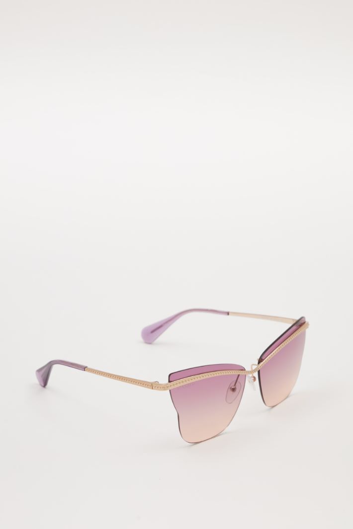Butterfly glasses with studs Intrend - 2