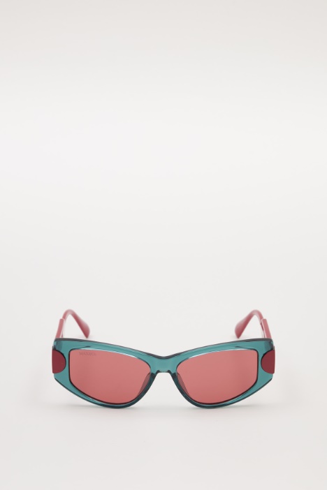 Sunglasses with contrasting temples Intrend