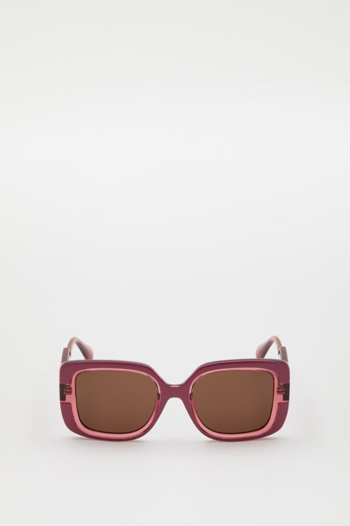 Occhiali oversize con bassorilievi Intrend