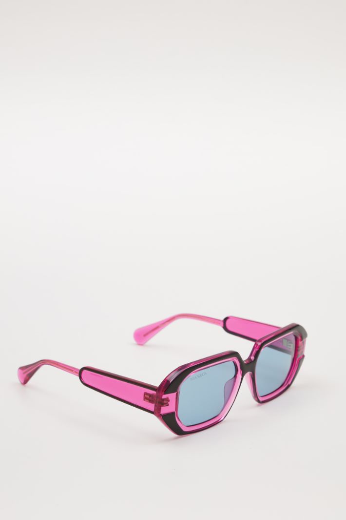 Geometric glasses with bas reliefs Intrend - 2