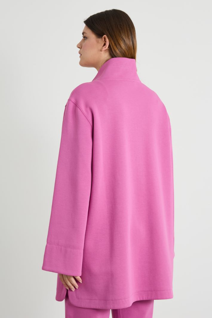 Compact jersey sweatshirt Intrend - 4