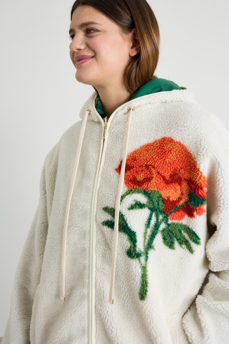 Giacca reversibile in jersey