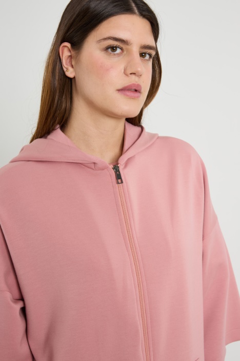 Felpa con maniche a tre quarti