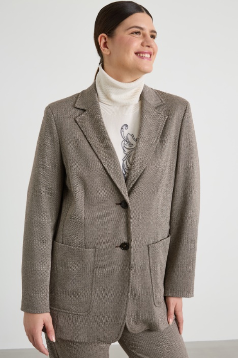 Jacquard blazer Intrend