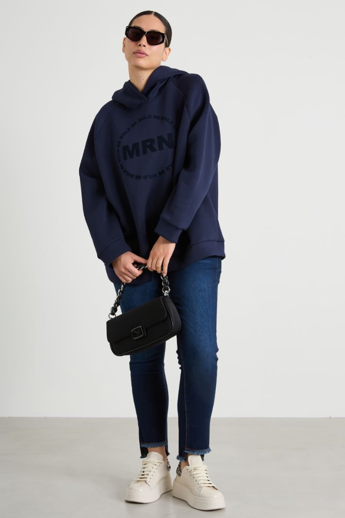 Compact jersey sweatshirt Intrend - 3