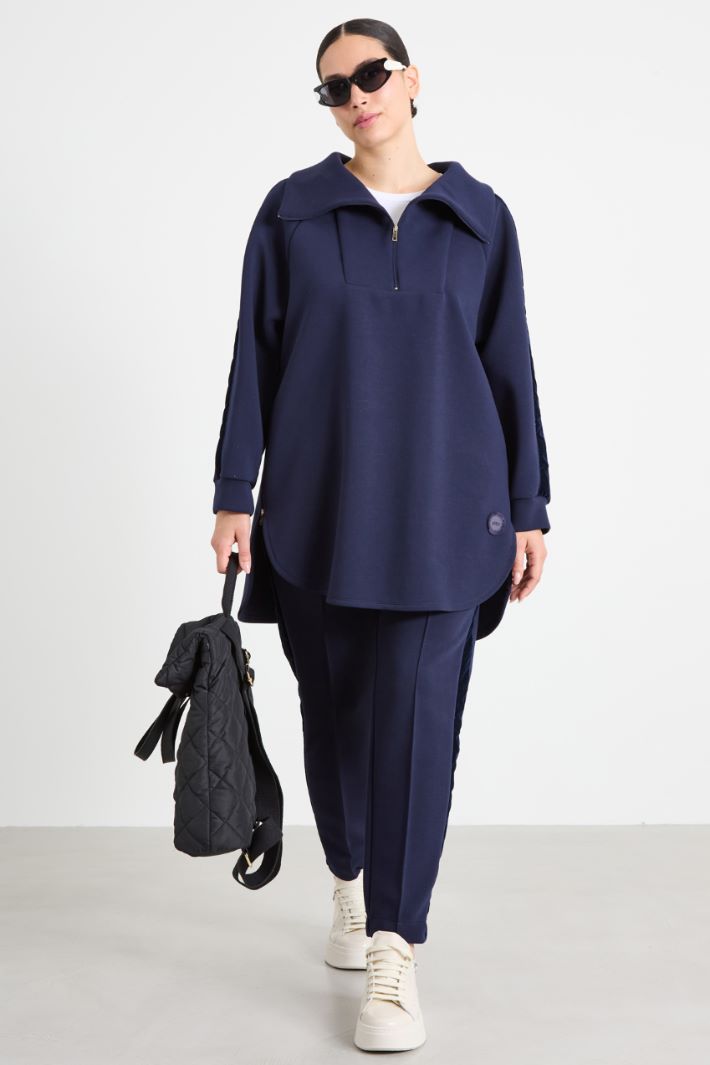 Compact jersey sweatshirt Intrend - 3