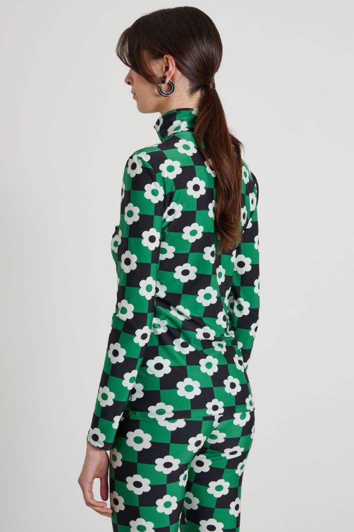 Mock polo neck with gloves Intrend - 2
