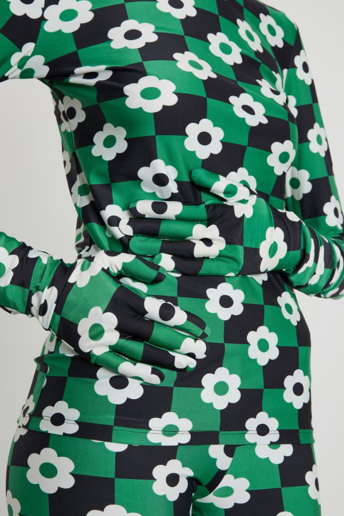Mock polo neck with gloves Intrend - 4