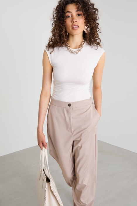 T-shirt con arricciatura Intrend - 2