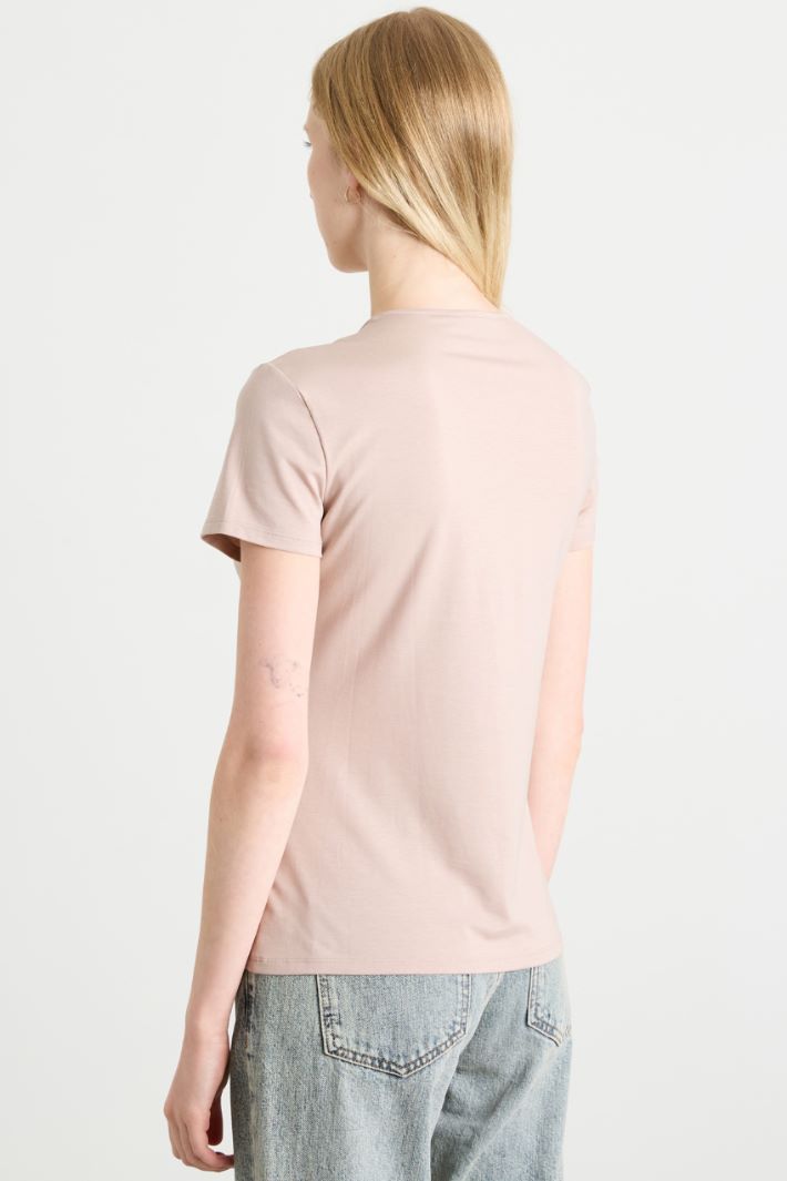 Camiseta con nudo Intrend - 2