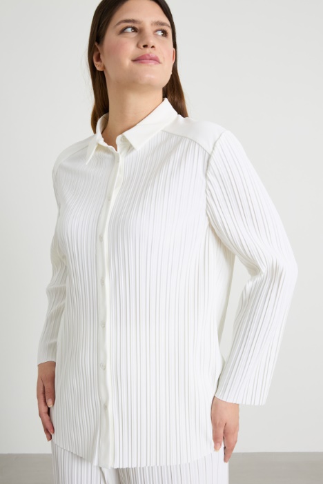 Pleated jersey shirt Intrend